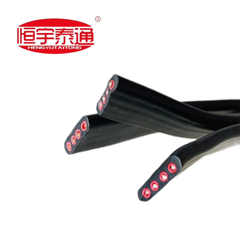 लचिलो फ्लैट केबलहरू NBR PUR PVC TPE TPU